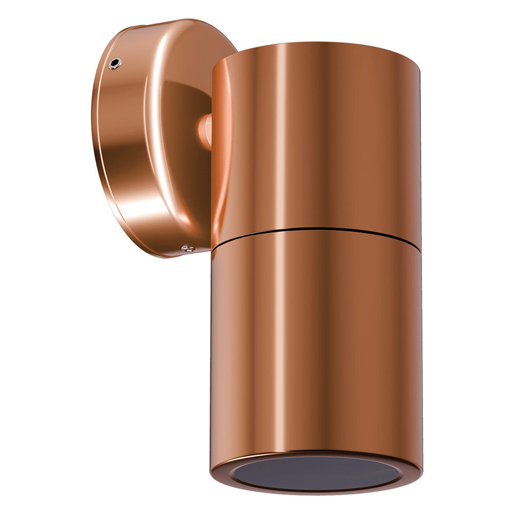 Shadow 6W Fixed LED Wall Pillar Light Copper / Tri-Colour - 49019