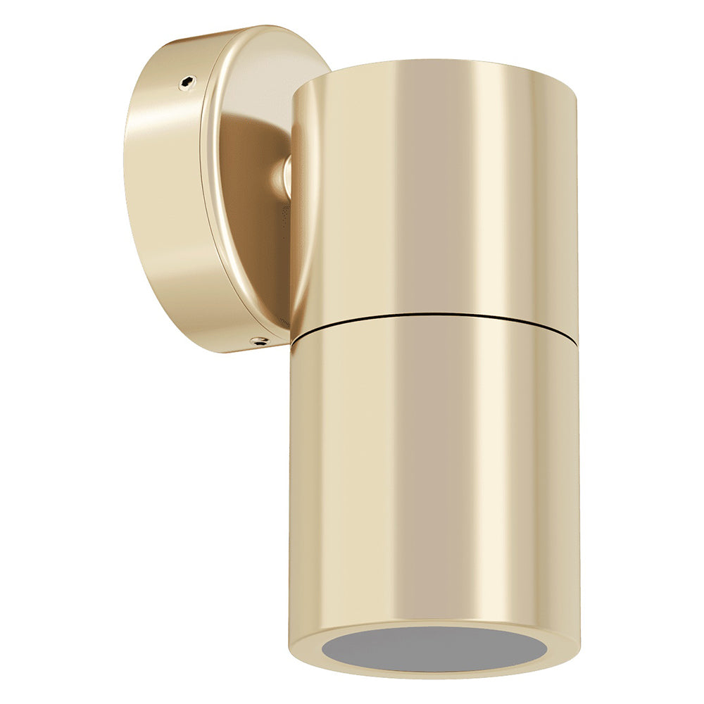 Shadow 6W Fixed LED Wall Pillar Light Brass / Tri-Colour - 49033