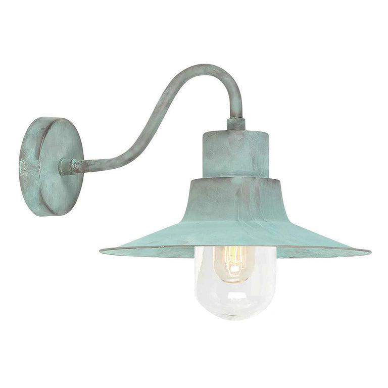 Sheldon Wall Lantern Verdigris - SHELDON-V