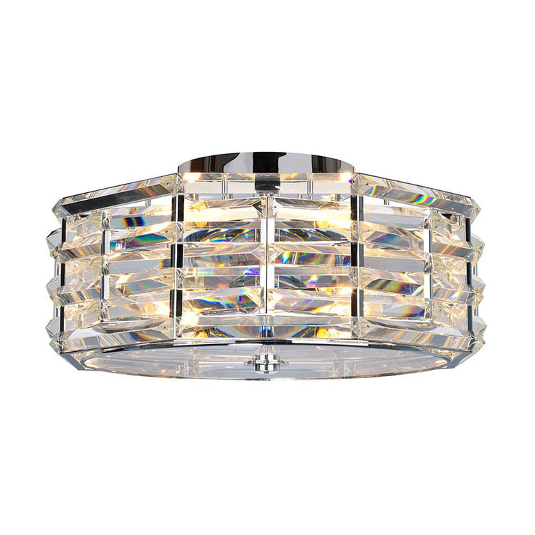 Shoal 4 Light Flush Mount Polished Nickel - SHOAL-F