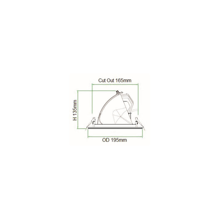 Shop Lighter 28W / 38W LED White / Tri Colour - SHOPTRI01