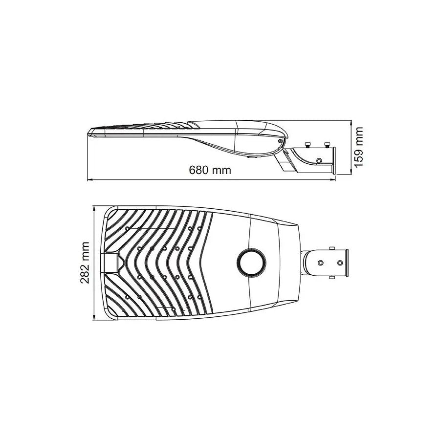 Drive 90W LED Street Light Black / Daylight - SHP306/90NDL/BK