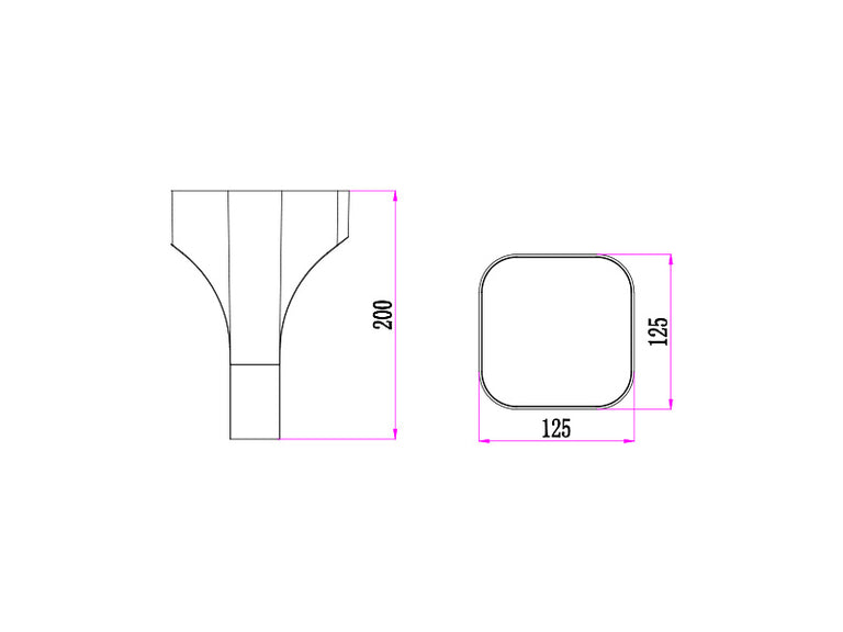 Modern 11W LED 2 Way Outdoor Wall Light Dark Grey / Warm White - SHU1