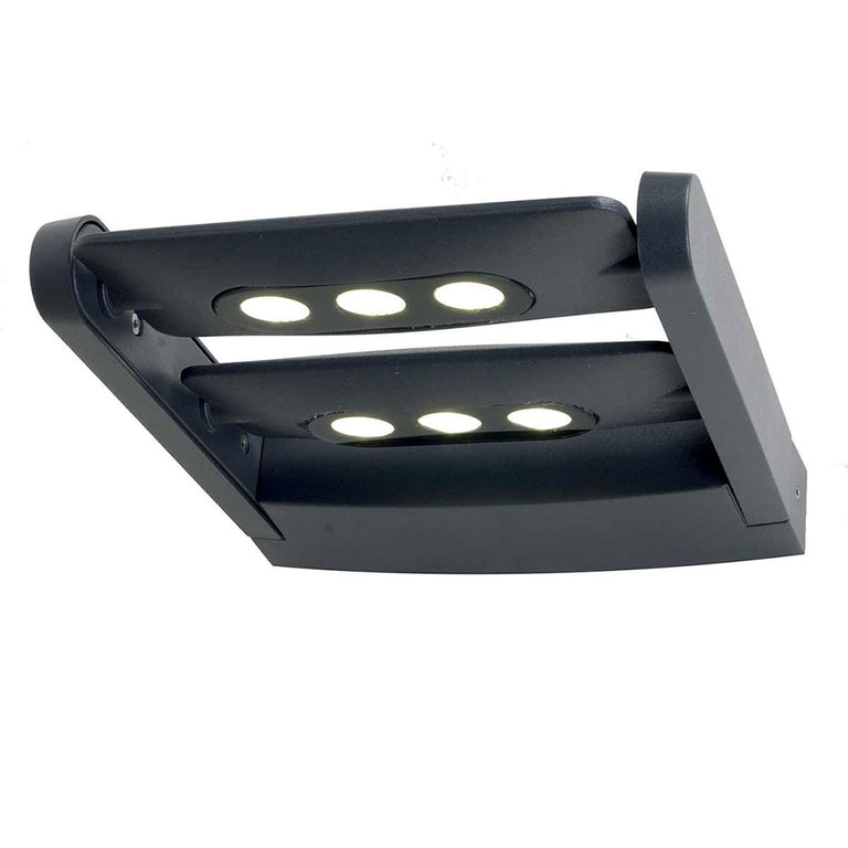 Sigmund 6 Light LED Wall Light Graphite - SIGMUND-6W