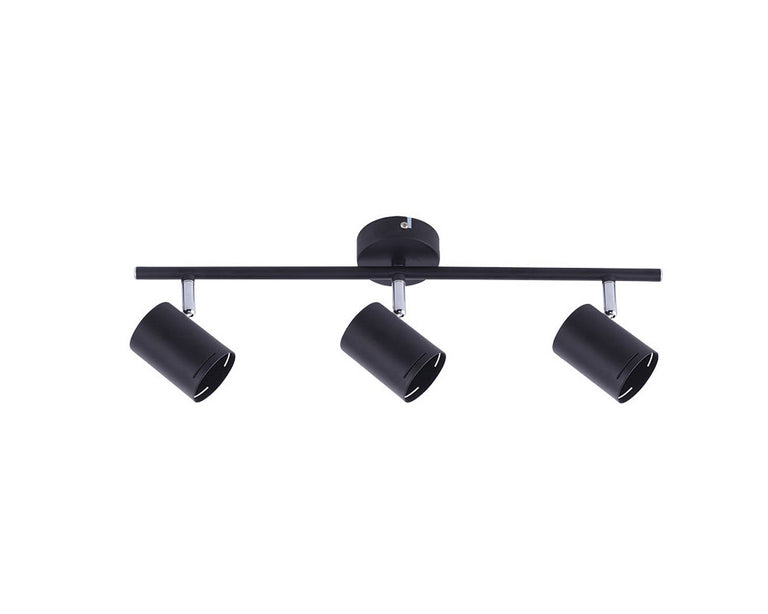 Baril 3 Light GU10 Adjustable Spotlight Black - OL58611/3BK