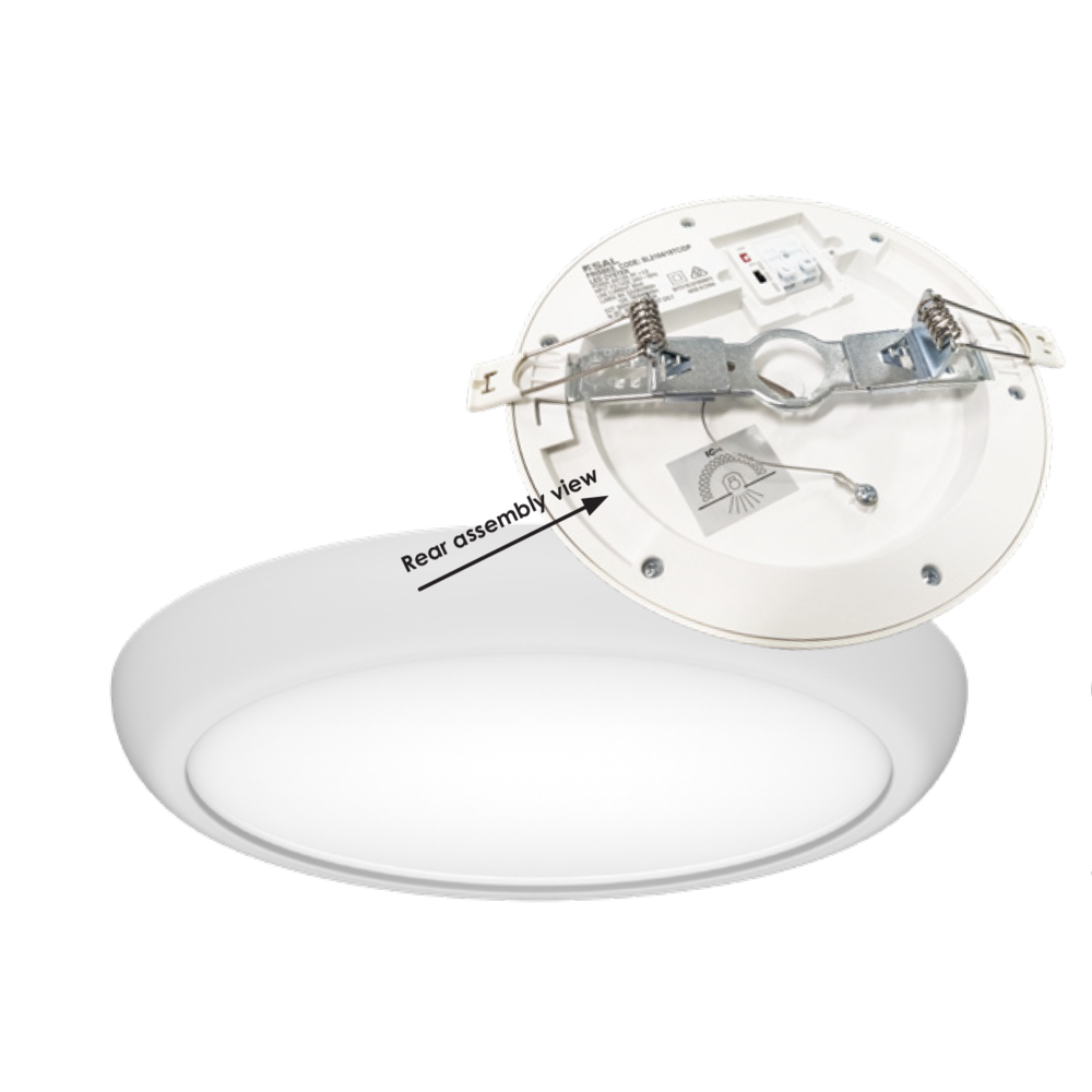 Frisbee 12/18W LED Oyster White / Tri-Colour - SL2104/22TC/DP