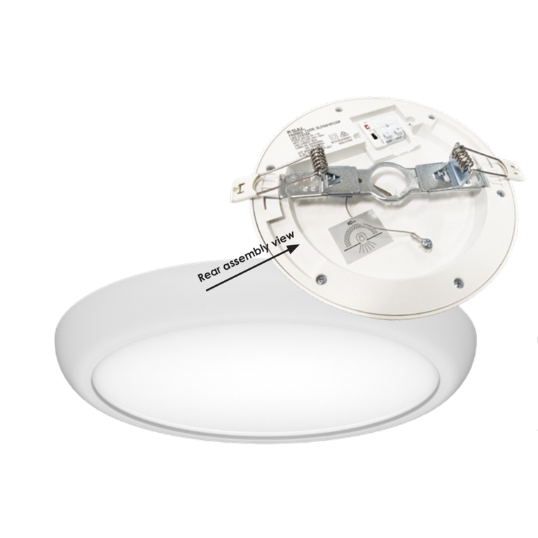 Frisbee 12/18W LED Oyster White / Tri-Colour - SL2104/22TC/DP