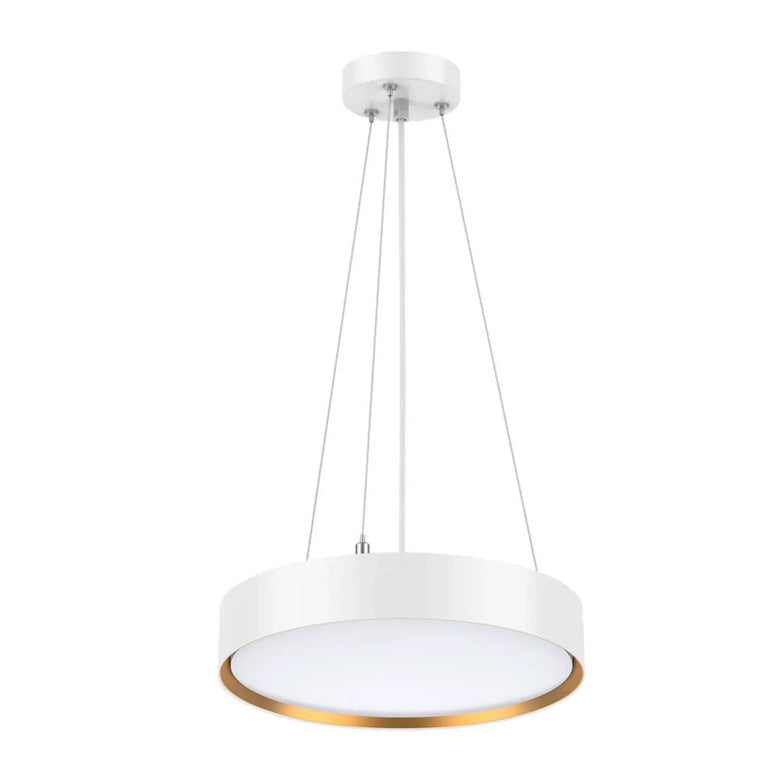 Decord 24W LED Dimmable Pendant White / Gold / Tri-Colour