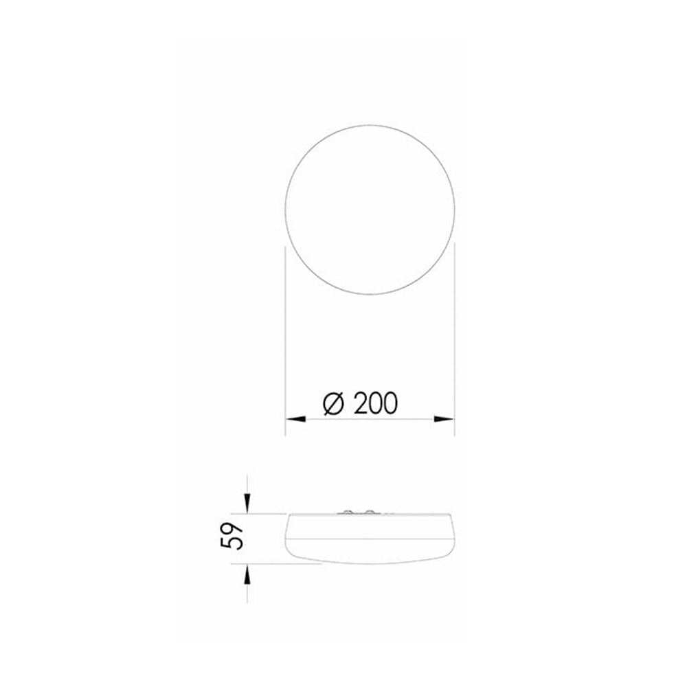Junee 9W / 13W LED Oyster White / Tri-Colour - SL2116/20TC/DP