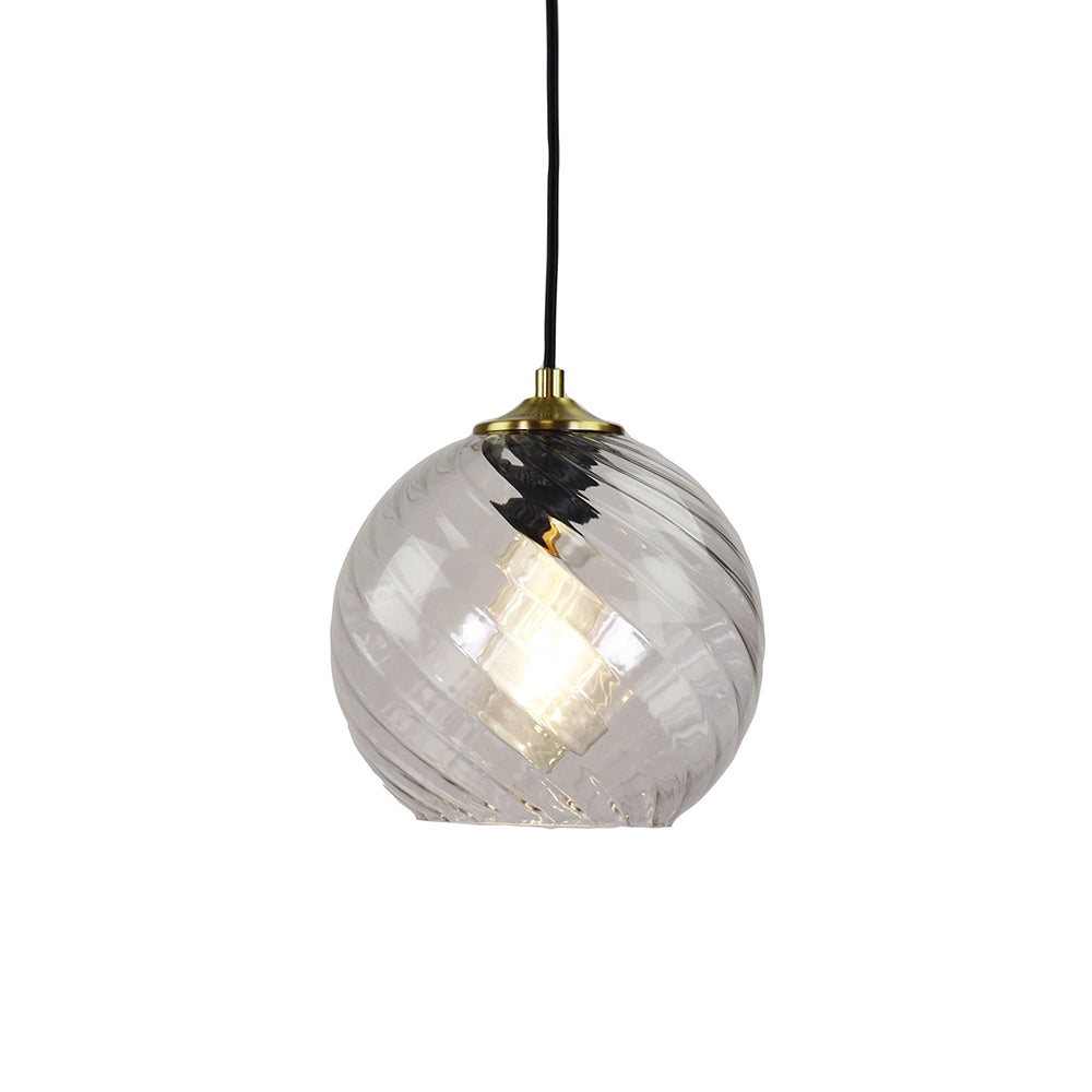 Twist.20 1 Light Pendant Brushed Brass - SL63871CL
