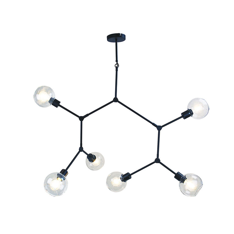 Padua 6 Light Pendant Matt Black - SL64680/6BK
