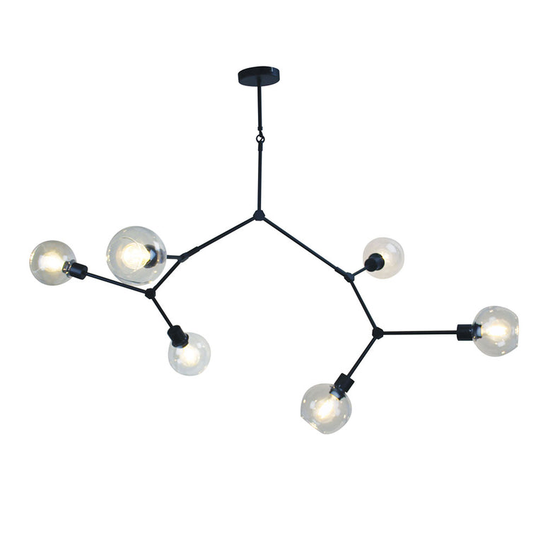 Padua 6 Light Pendant Matt Black - SL64680/6BK