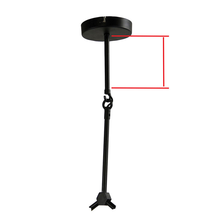 Padua 6 Light Pendant Matt Black - SL64680/6BK