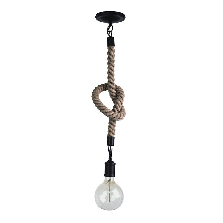 Rope Ceiling Light Suspension - SL65012BK