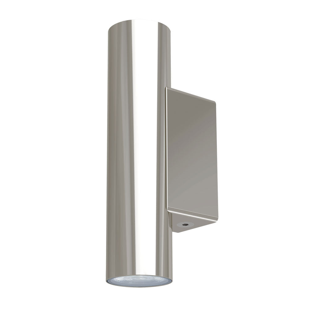 New Bronte 2 x 3W Up / Down LED Wall Pillar Light 316 Stainless Steel / Tri-Colour - SL7022TC/SLS
