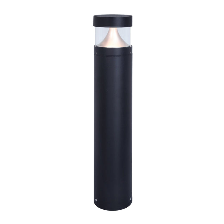 Dome 10W LED 640mm Bollard Black / Tri-Colour - SL7088FC50TC/BK