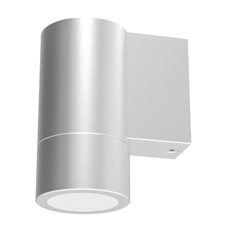 New Bondi 240V Fixed LED Wall Pillar Light Anodised Silver - SL7221GU AS