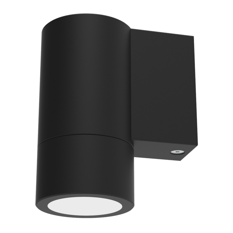 New Bondi 240V Fixed Wall Pillar Light Black - SL7221GU BK