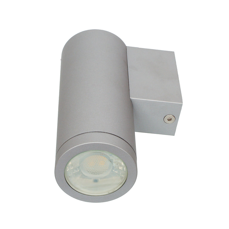 New Bondi II 6W LED Fixed Wall Pillar Spot Light Silver / Warm White - SL7223WW/SL
