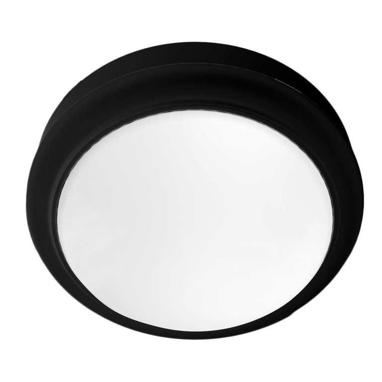 High Output 15W LED Round Bunker Black / Tri-Colour - SL7272TC/BK