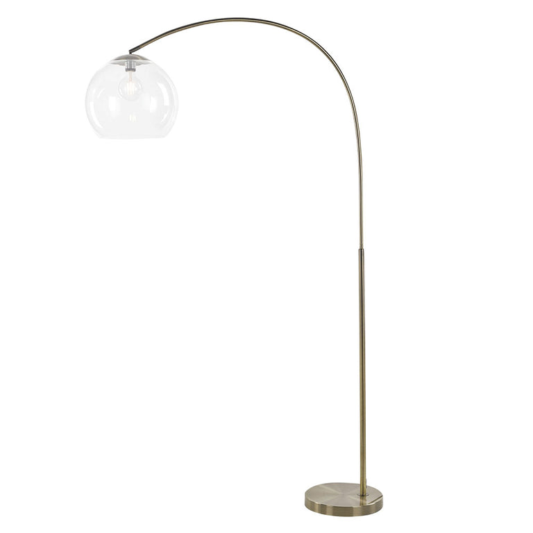Over Large Arc Floor Lamp Antique Brass - SL91207AB