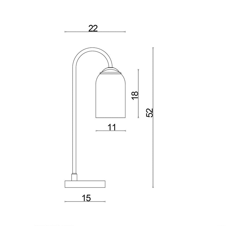Arlington Table Lamp Black - SL93311BK