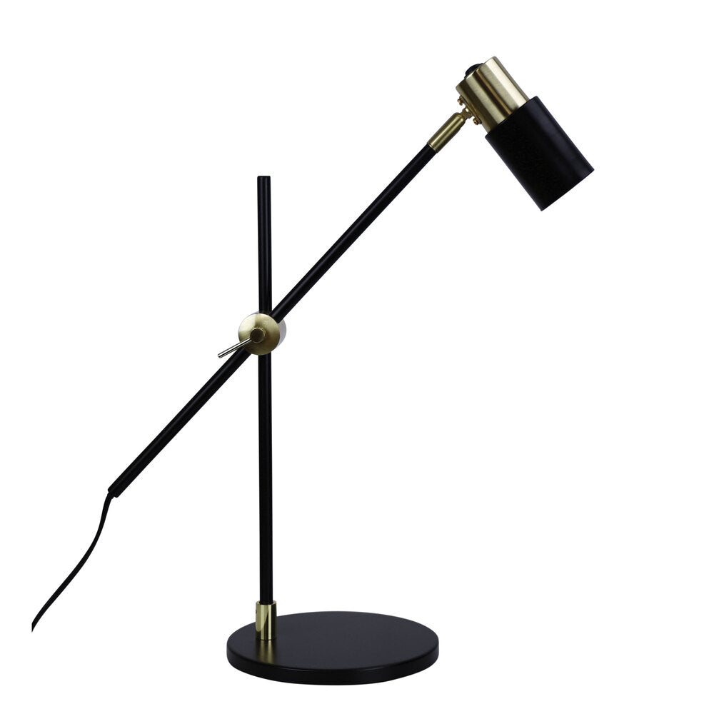 Charlie Desk Lamp Satin Brass / Black - SL98533SB