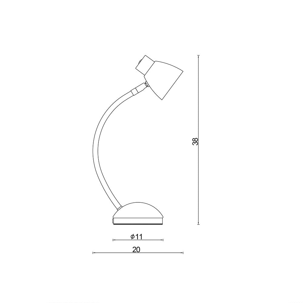 Nex 6W LED Touch Lamp Brushed Chrome / Warm White - SL98751BC