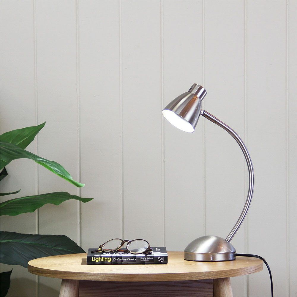 Nex 6W LED Touch Lamp Brushed Chrome / Warm White - SL98751BC
