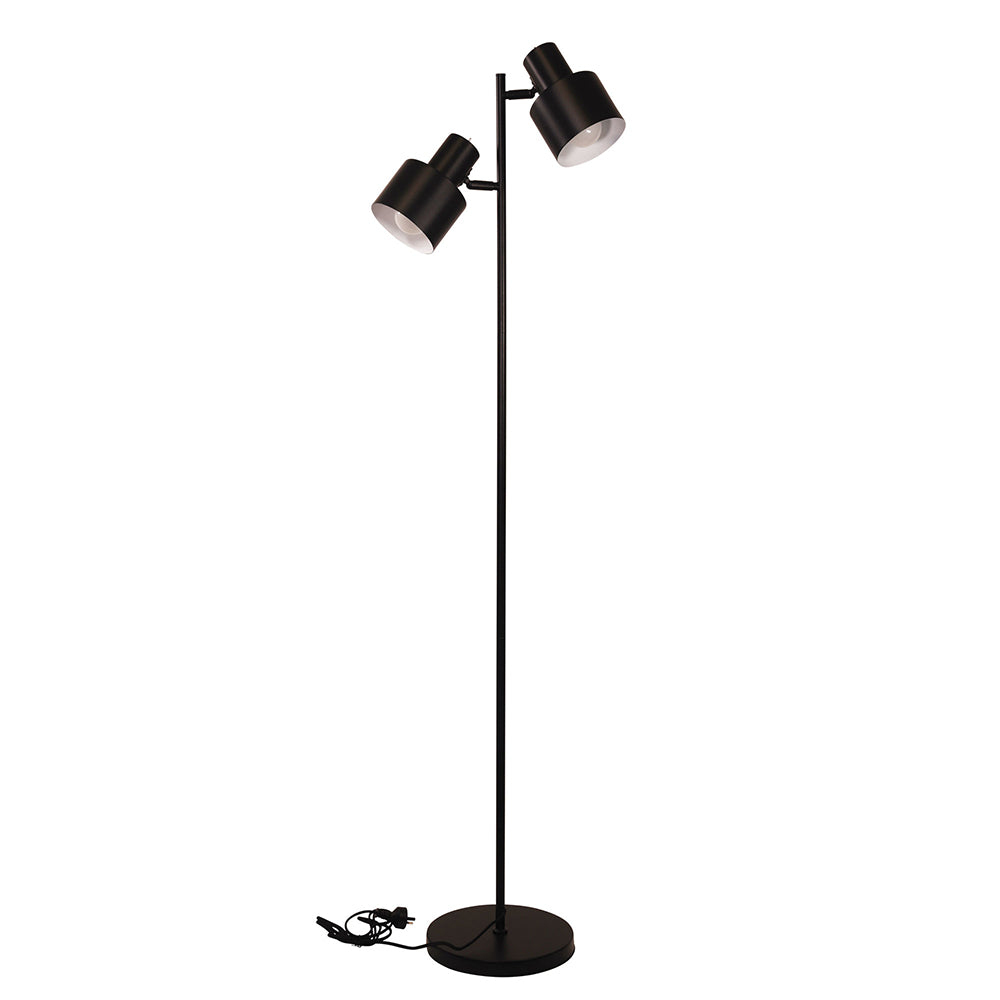Ari 2 Light Floor Lamp Black - SL98787/2BK