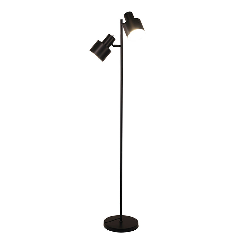 Ari 2 Light Floor Lamp Black - SL98787/2BK