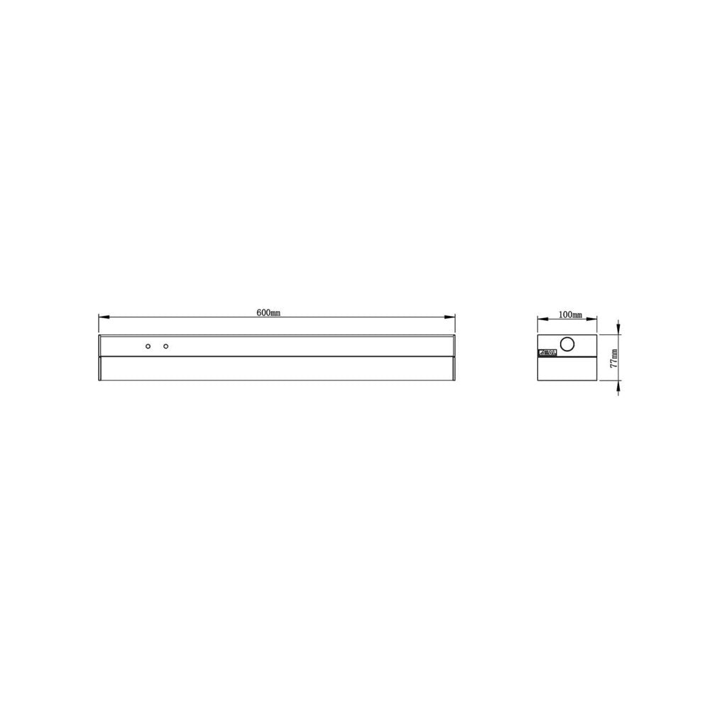 Ledline 20W LED Emergency Batten Tri-Colour - SLD2000TC/MP/EM