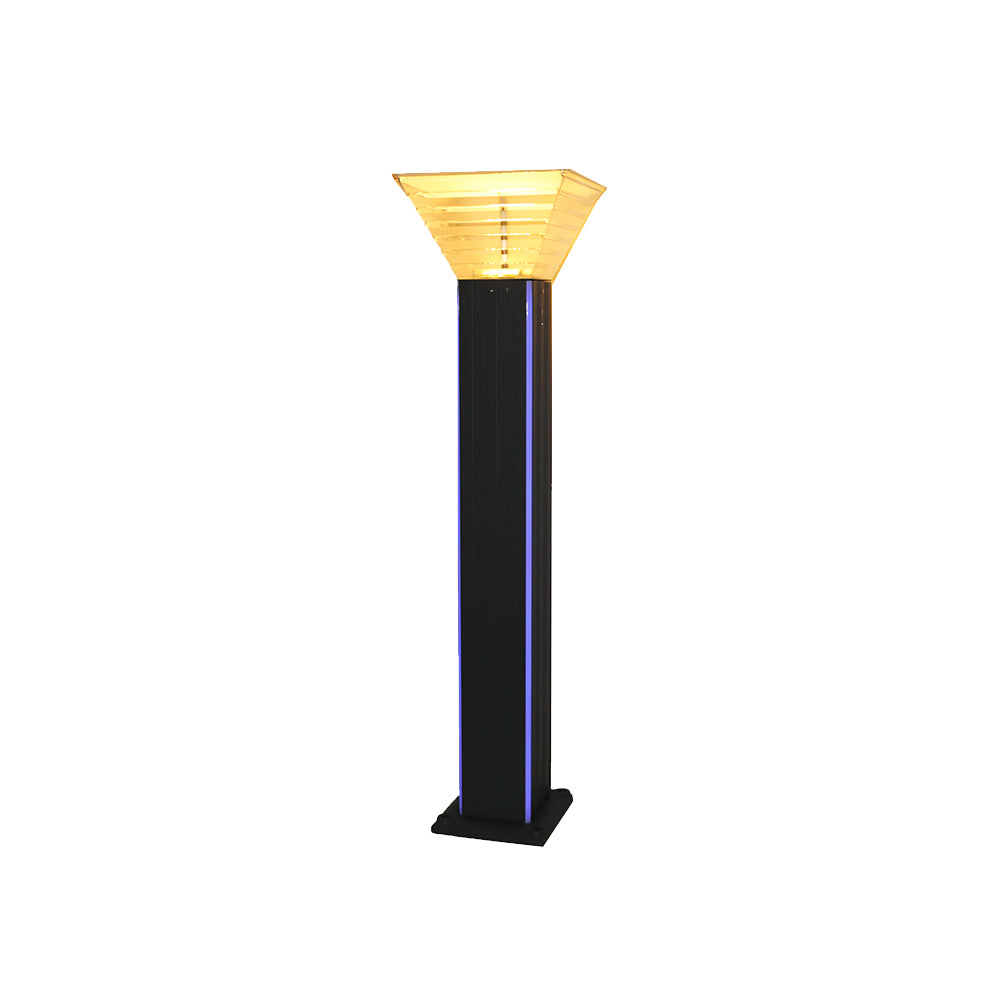 Industrial Solar LED Bollard Grey / Dual Colour - SLDBL0008-GRY/CW