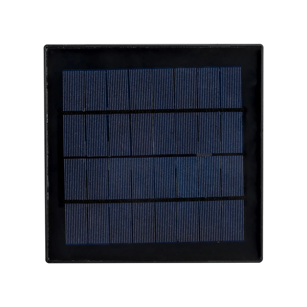 Solar Square LED Bollard Black / Cool White - SLDBL0093-S1-2.4W