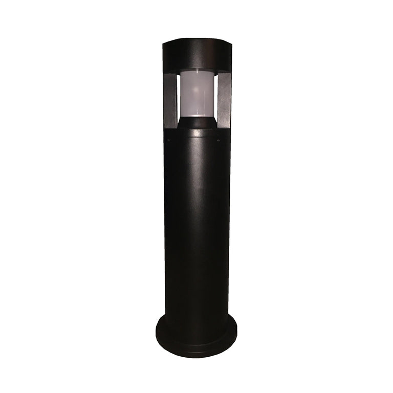 Industrial Solar LED Bollard Black / Dual Colour - SLDBL0013-BLK