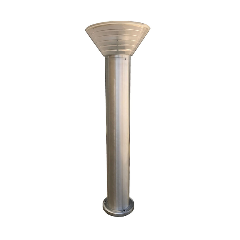 Commercial Solar LED Bollard Aluminium / Dual Colour - SLDBL007/AL
