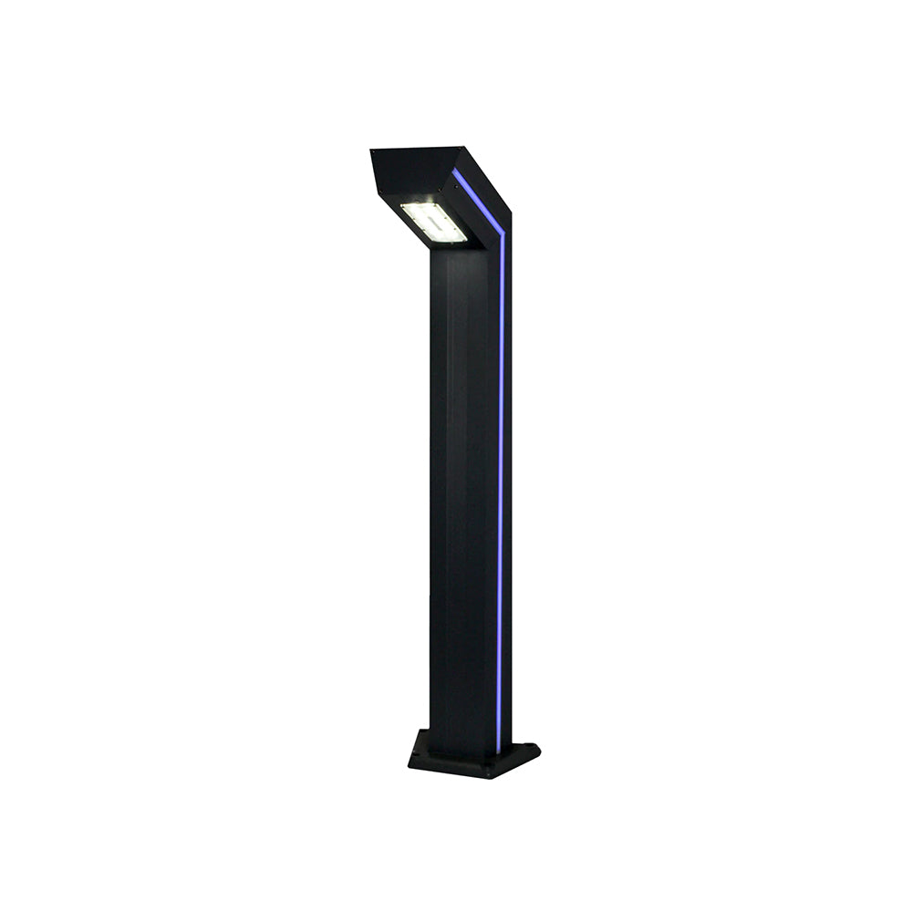 Industrial Solar LED Bollard Grey / Dual Colour - SLDBL0086-GRY/CW
