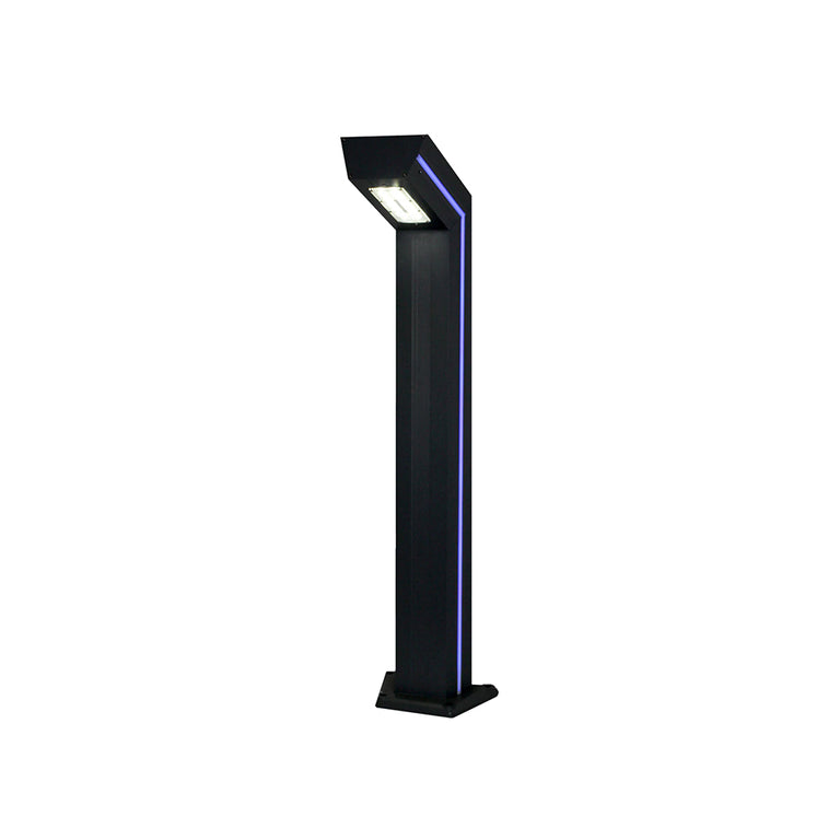 Industrial Solar LED Bollard Grey / Dual Colour - SLDBL0086-GRY/CW
