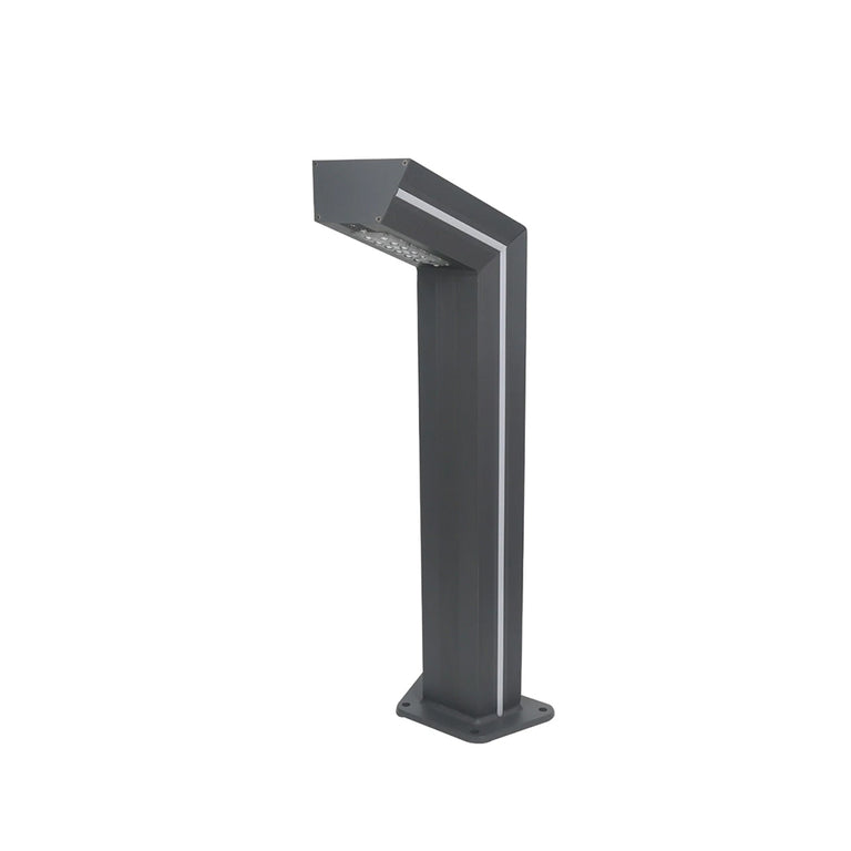 Industrial Solar LED Bollard Grey / Dual Colour - SLDBL0086-GRY/CW