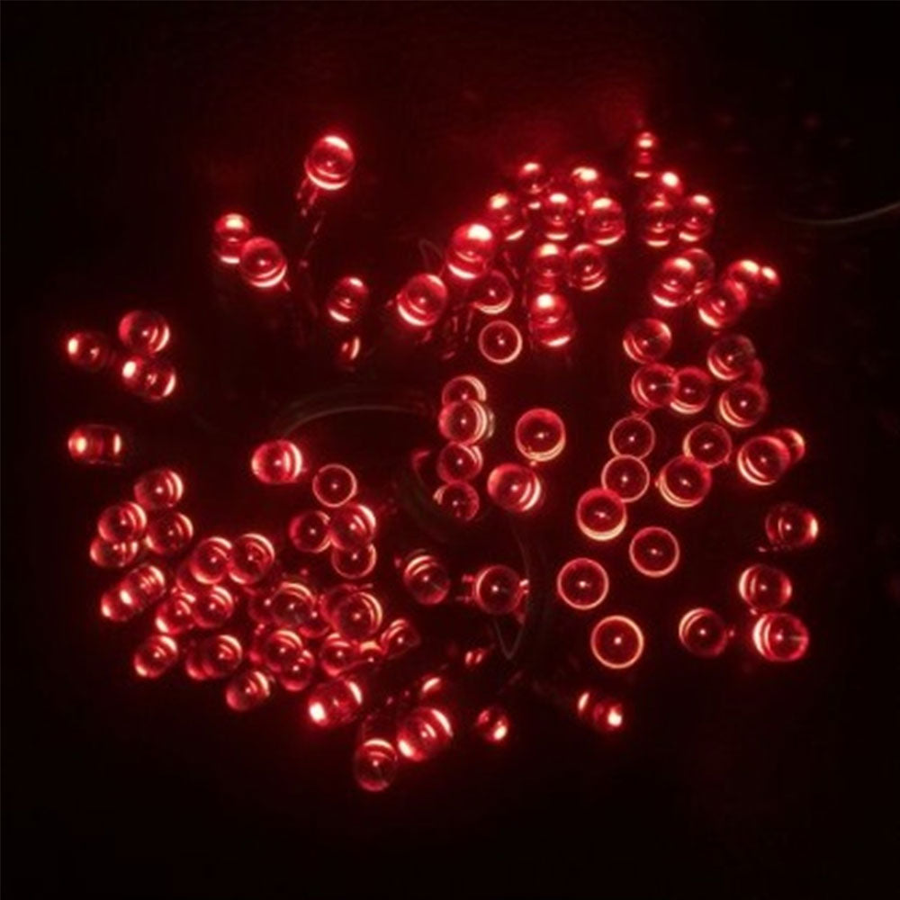 Solar 17 Meter LED Bud Lighting Kit Red - SLDBLK-100R