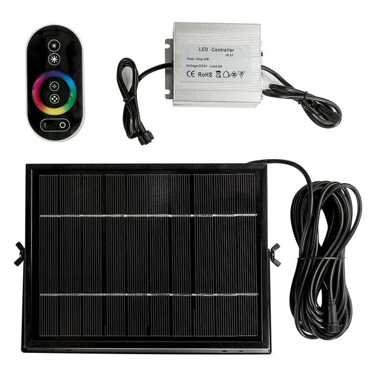 Solar 3W 10 Pack Deck Lighting LED Kit / RGB - SLDDLK-10RGB