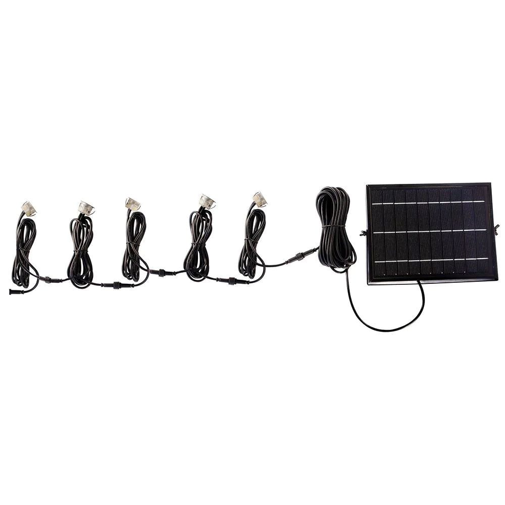 Solar 3W 5 Pack Deck Lighting LED Kit / Warm White - SLDDLK-5