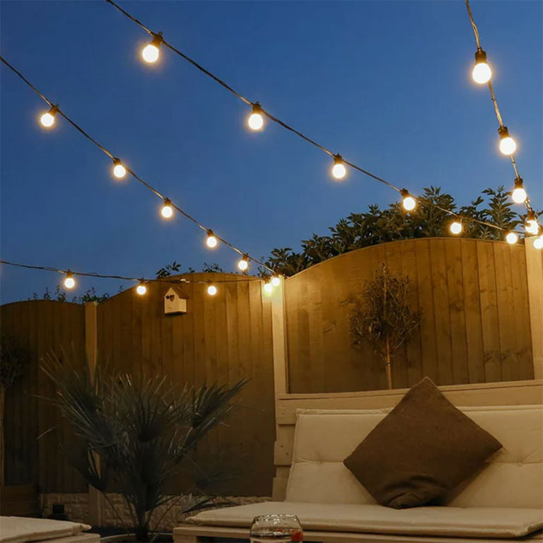 Solar 20 Meter LED Festoon Light Kit / Warm White - SLDFES-20WW