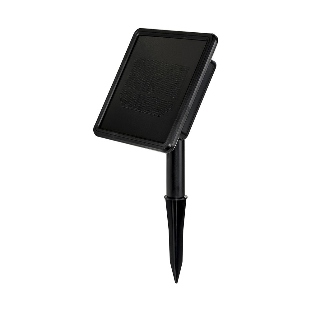 Garden Spot Light with Solar Panel Kit Black / Warm White - SLDGSK0054