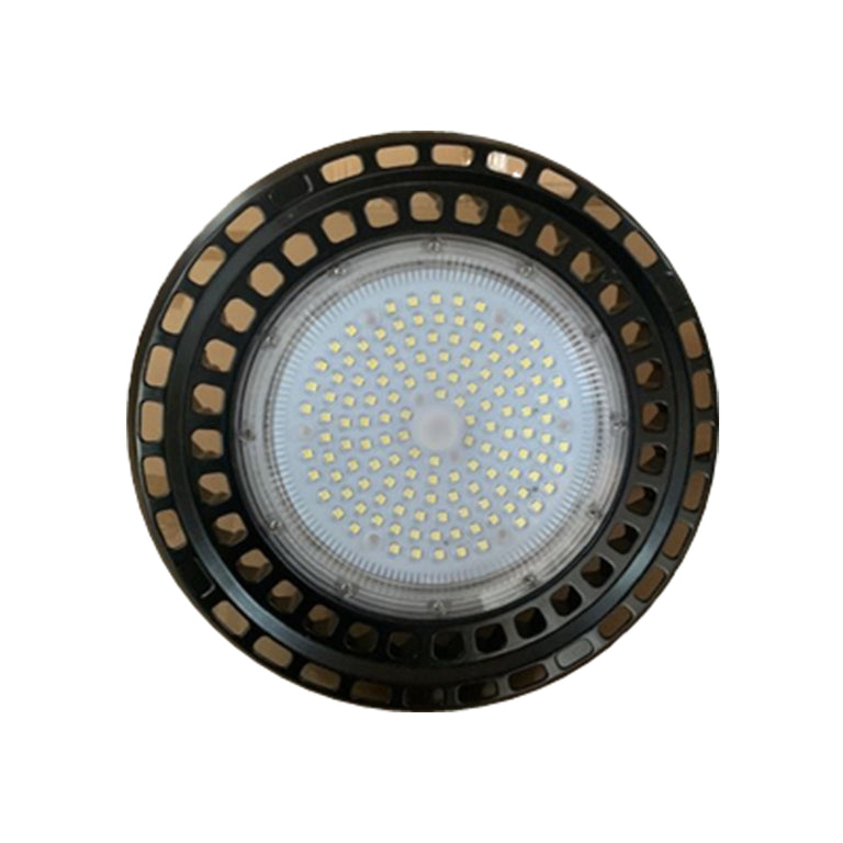High Bay 100W 24V Solar LED Light Kit With Remote Black / Cool White - SLDHB-100W