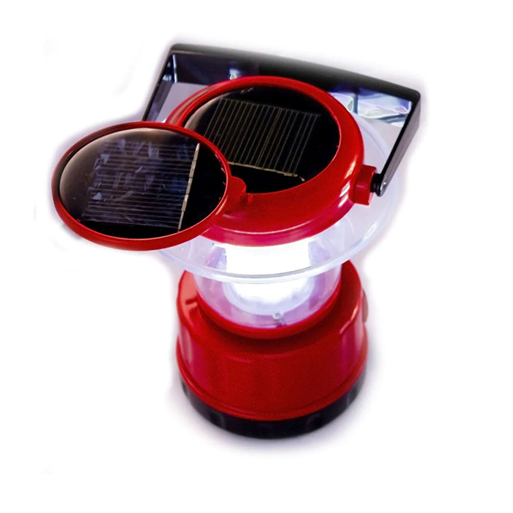 Portable Solar LED Lantern Red / Cool White – SLDL2271A-RED
