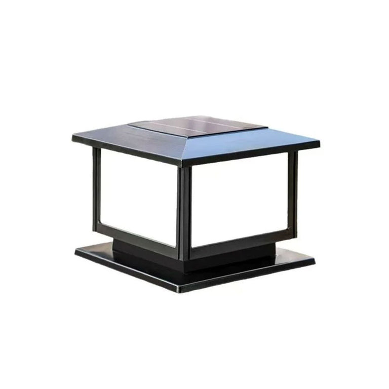 Large Commercial Square Pillar Light Black - SLDPIL2010/BLK-TC