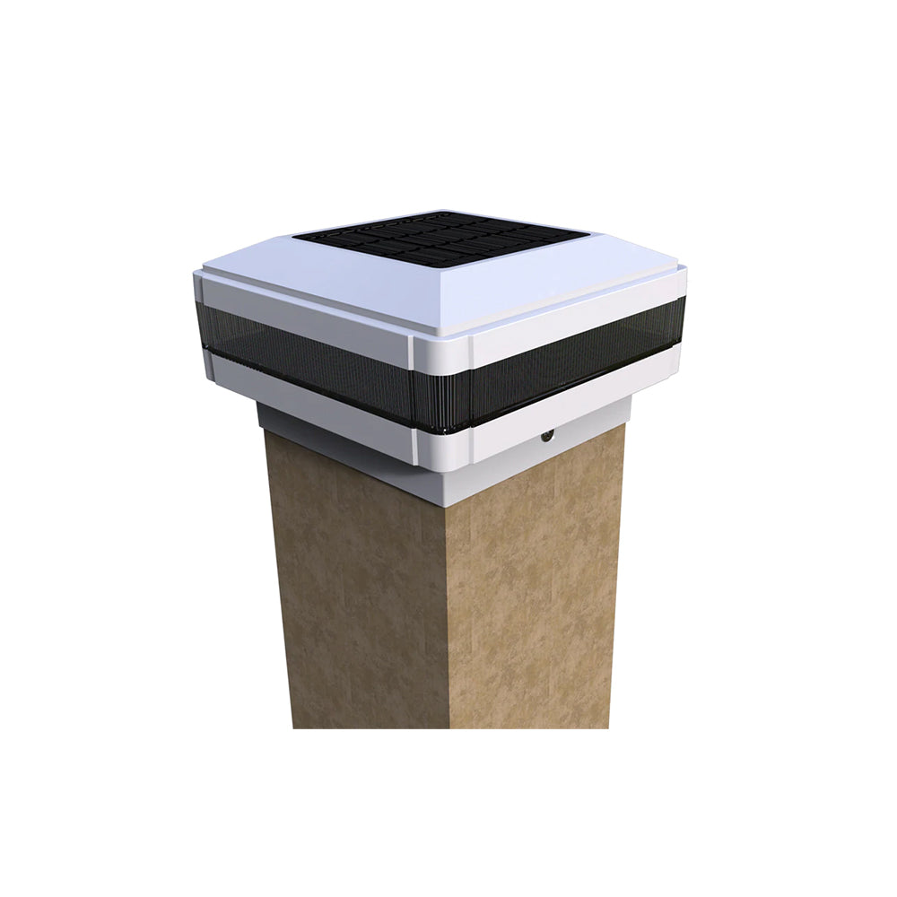 Solar Post Top LED Light White / Cool White - SLDPT3W/WHT