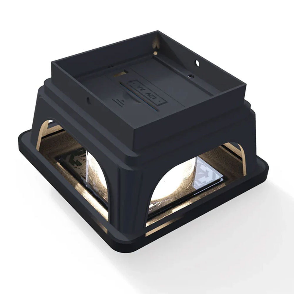 Contemporary Post Topper (FTYP) - 2 Pack - SLDPT4W/BLK-WW