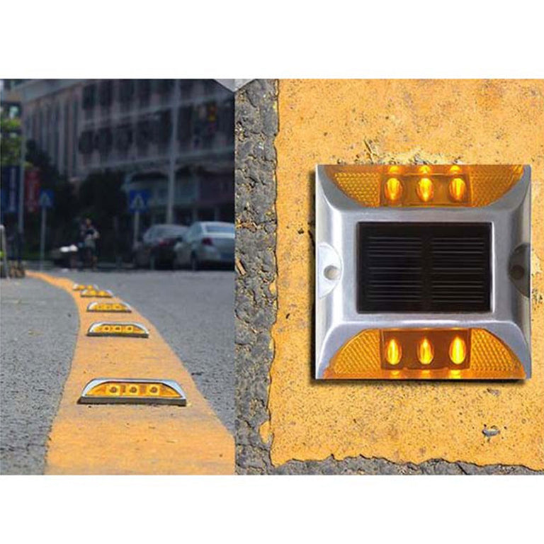 Industrial Solar Road Stud / Amber - SLDRSS/A